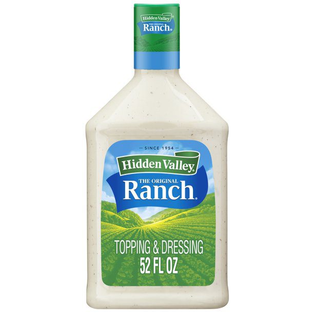 Hidden Valley Original Ranch Salad Dressing & Topping, Gluten Free, Keto-Friendly - 52 oz Bottle