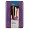 Evolve by Gaiam Printed Fashion Yoga Block, Made from Sturdy Foam, Pink