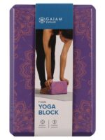 Evolve by Gaiam Printed Fashion Yoga Block, Made from Sturdy Foam, Pink