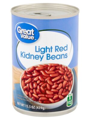 Great Value Light Red Kidney Beans, 15.5 oz