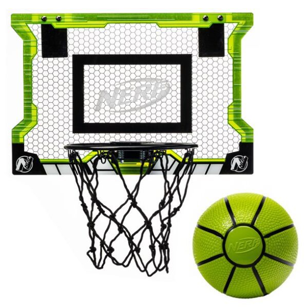 Nerf Basketball Pro Over the Door Hoop with Ball - 18 In. x 12 In.