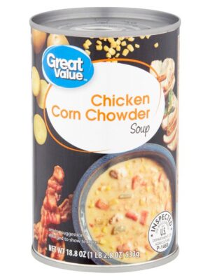 Great Value Chicken Corn Chowder Soup, 18.8 oz