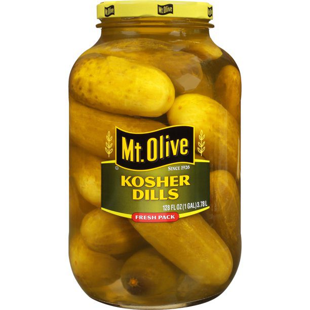 Mt. Olive Kosher Dill Pickles, 128 oz