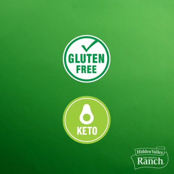 Hidden Valley Original Ranch Salad Dressing & Topping, Gluten Free, Keto-Friendly - 52 oz Bottle