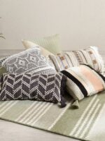 Better Homes & Gardens 20" x 20" Chunky Stripe Outdoor Pillow by Dave & Jenny Marrs