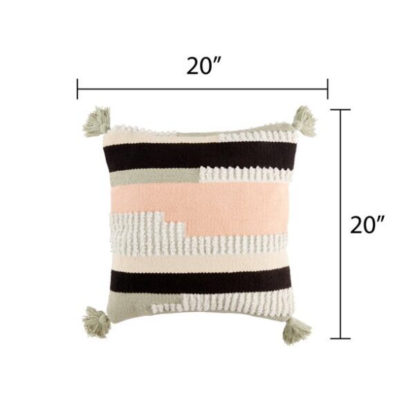 Better Homes & Gardens 20" x 20" Chunky Stripe Outdoor Pillow by Dave & Jenny Marrs
