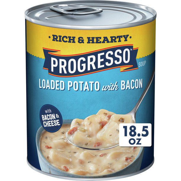 Progresso Rich & Hearty, Loaded Potato with Bacon Soup, 18.5 oz