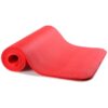 BalanceFrom All-Purpose 1/2-Inch High Density Foam Exercise Yoga Mat Anti-Tear with Carrying Strap, Red