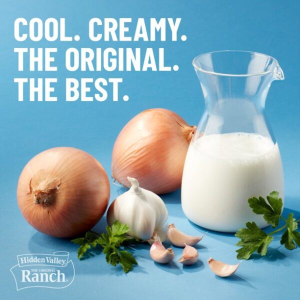 Hidden Valley Original Ranch Salad Dressing & Topping, Gluten Free, Keto-Friendly - 52 oz Bottle