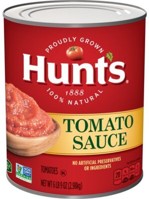 Hunt's Tomato Sauce, 100% Natural Tomato Sauce, 105 Oz