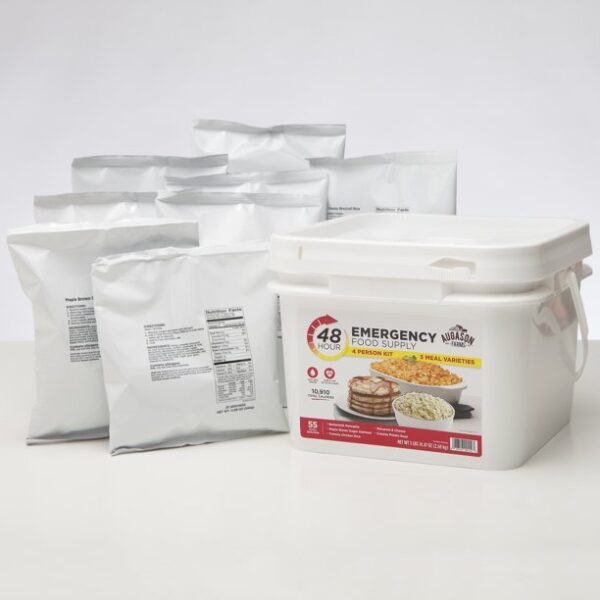 Augason Farms 48-Hour 4-Person Emergency Food Supply, 95 oz