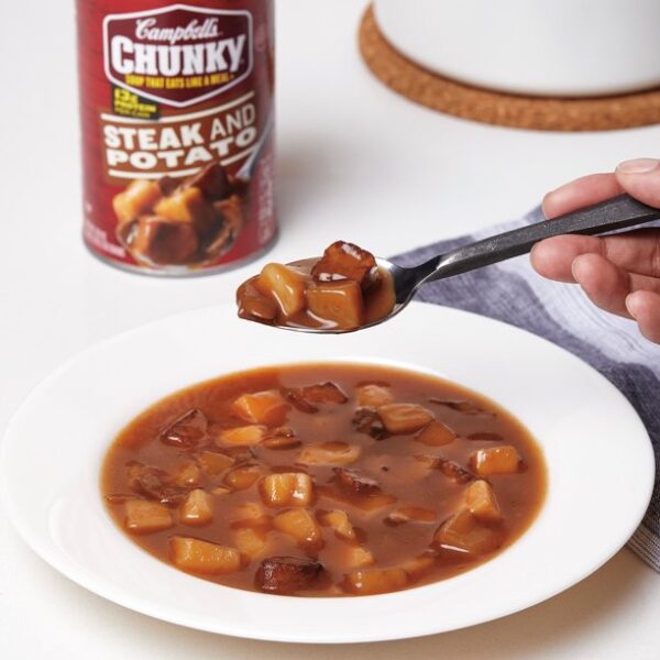Campbell's Chunky Soup, Steak & Potato Soup, 18.8 Ounce Can