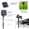 21ft 30LED Solar Fairy Lights Outdoor White Crystal Ball Lights for Home Fence Garden Yard Patio Decorations