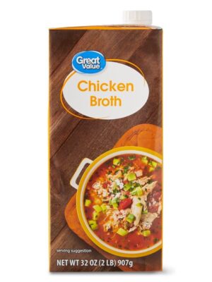 Great Value Chicken Broth, 32 oz