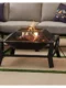 Mainstays Greyson 30” Square Wood Burning Fire Pit with Mesh Screen