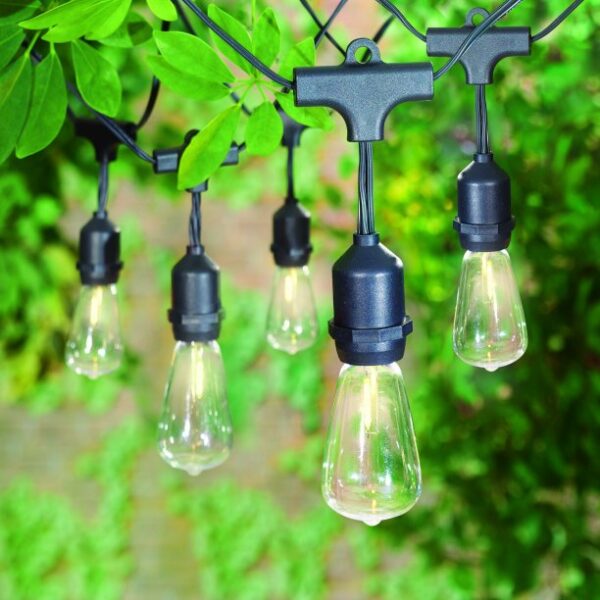 Better Homes & Gardens 15-Count Shatterproof Edison Bulb Outdoor String Lights