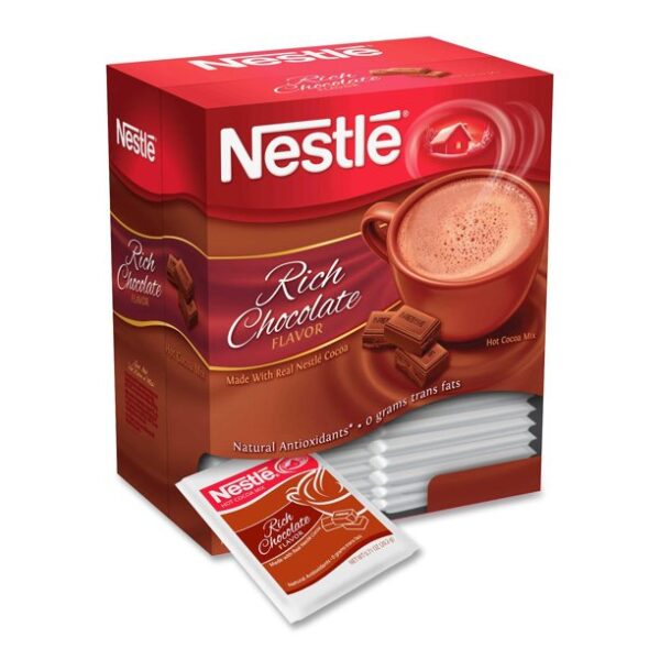 Nestle Hot Cocoa Mix, Rich Chocolate Hot Cocoa, Single Serve Hot Chocolate Packets, 50 Ct