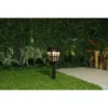 Mainstays Solar Powered Black Square Design LED Path Light, 5 Lumens