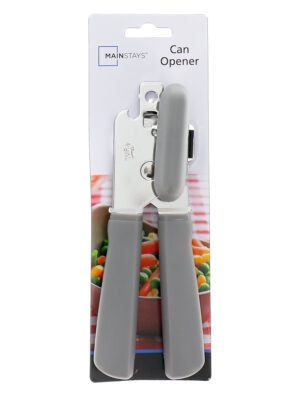 Mainstays Stainless Steel Manual Can Opener, Gray