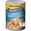 Progresso Rich & Hearty, Chicken & Homestyle Noodle Canned Soup, 19 oz