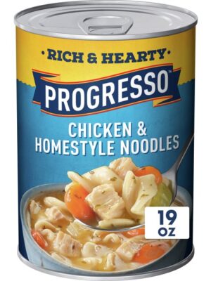 Progresso Rich & Hearty, Chicken & Homestyle Noodle Canned Soup, 19 oz