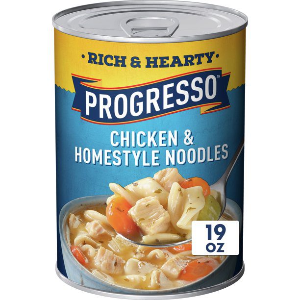 Progresso Rich & Hearty, Chicken & Homestyle Noodle Canned Soup, 19 oz