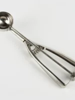 Mainstays Trigger Cookie Scoop, Squeeze Release Handle, Steel with Chrome Plating