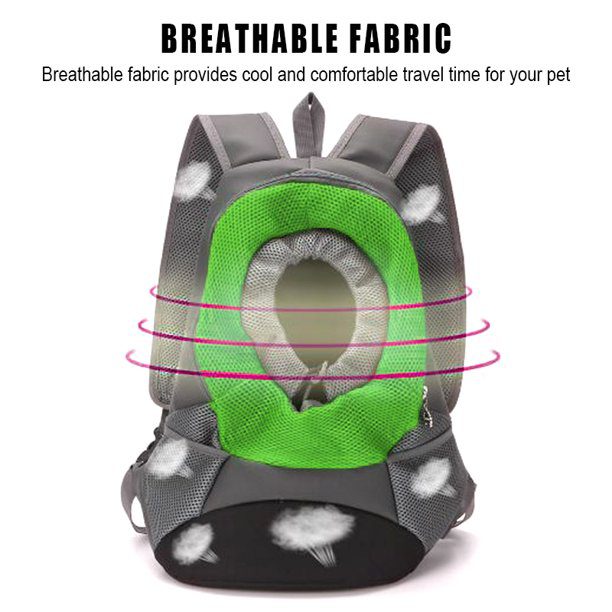 Gonex Pet Backpack Carrier Bleathable Mesh Dog Shoulder Bag Cat Chest Bag,6 Colors,S/L