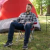 Ozark Trail Camping Chair, Red