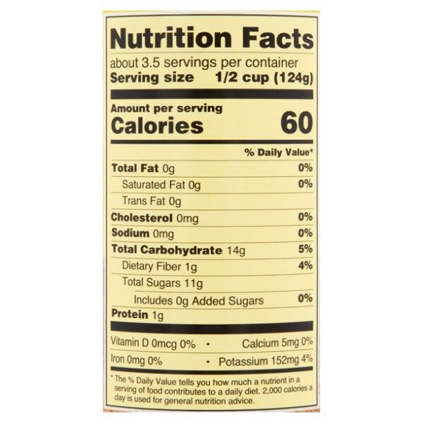 Great Value Sliced Peaches in 100% Juice, 15 oz